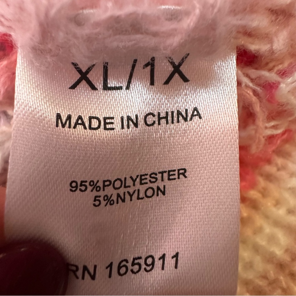 Grace + Karma Chic Pink Striped Women's Cardigan NWT - Picture 10 of 11